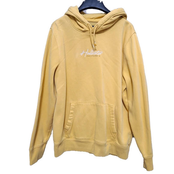 Hollister Sweaters - Hollister Women's Yellow Hoodie